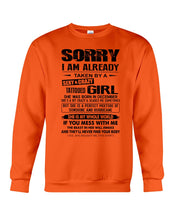 Load image into Gallery viewer, I'm Already Taken By December Sexy And Crazy Girl For Birthday Gift Sweatshirt

