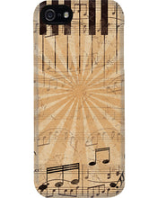 Load image into Gallery viewer, Vintage Design Piano Song Gift For Music Lovers Phone case
