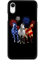 Load image into Gallery viewer, Lovely Phone Case Horse Freedom Firework Gift For Horse Lovers Phone case
