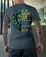 Load image into Gallery viewer, As An August I Am The Kind Of Man Lion Birthday Gift Guys Tee
