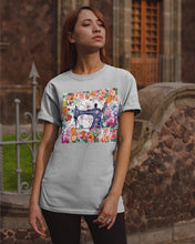 Load image into Gallery viewer, Embroidery Machine Flower Special Custom Design   For Girls Guys Tee
