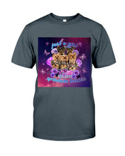Load image into Gallery viewer, A Girl Loves Yorkshire Terrier Gift For Dog Lovers Guys Tee
