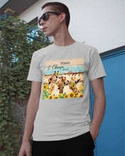 Load image into Gallery viewer, Giraffe Today I Choose To Be Happy Gift For Women Guys Tee
