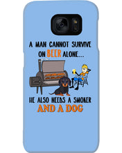 Load image into Gallery viewer, A Man Loves Beer And Dachshund Gift For Dog Lovers Phone case
