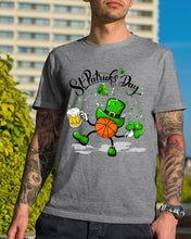 Load image into Gallery viewer, Basketball Saint Patrick's Day Gift For Basketball Lovers Guys Tee
