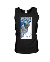 Load image into Gallery viewer, Magical Gray Couple African Parrot Gift For Bird Lovers Unisex Tank Top
