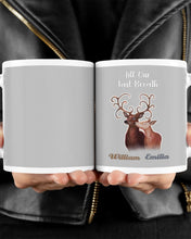 Load image into Gallery viewer, Custom Name Deers Gift For Boyfriend Till Our Last Breath Mug
