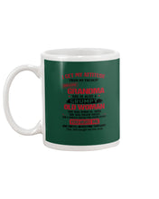 Load image into Gallery viewer, I Get My Attitude From My Freakin' Awesome Grandma Who Was Born In April Mug

