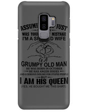 Load image into Gallery viewer, A Spoiled Wife Of An October Grumpy Old Man Birthday Meaningful Gift Phone case
