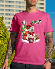 Load image into Gallery viewer, Cute Westie Christmas Night Gift For Dog Lovers Guys Tee

