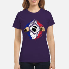 Load image into Gallery viewer, Corse Super Hero Flag Patriot Gift For Men Ladies Tee
