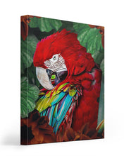 Load image into Gallery viewer, Red Parrot Jungle Forest Gift For Bird Lovers Matte Canvas
