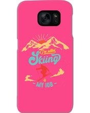 Load image into Gallery viewer, I'm Retired Skiing Is My Job Mountainous Terrain Phone case
