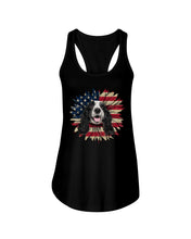 Load image into Gallery viewer, English Cocker Spaniel US Sunflower Gift For Dog Lovers Ladies Flowy Tank

