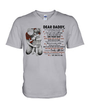 Load image into Gallery viewer, You Are My First Love Daughter Gift For Daddy Guys V-Neck
