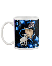 Load image into Gallery viewer, Lovely Phone Case Twinkling Blue Heart Gift For Goat Lovers Mug
