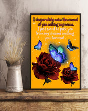 Load image into Gallery viewer, Butterfly Calling My Name Gift For Lover Vertical Poster
