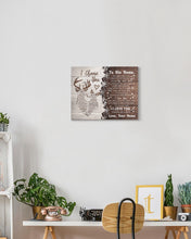 Load image into Gallery viewer, Deer I Choose You Custom Name Gift For Fiance Matte Canvas
