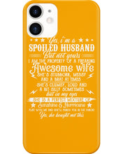 Load image into Gallery viewer, Shes Stubborn Messy And A Brat At Times Black Gift For Husband Phone case
