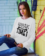 Load image into Gallery viewer, Break Bone Time White Background Gift For Women Sweatshirt
