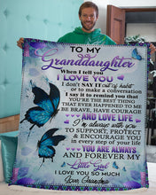 Load image into Gallery viewer, When I Tell You I Love You Grandma Gift For Granddaughter Sherpa Blanket
