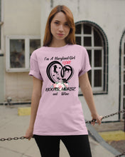 Load image into Gallery viewer, Maryland Girl Loves Boots Horse And Wine  For Personalized Nation Gift Guys Tee
