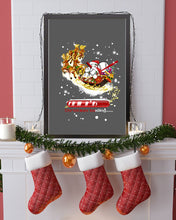 Load image into Gallery viewer, Baseball Xmas Sleigh Loading Gift For Baseball Lovers Vertical Poster
