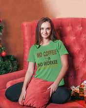 Load image into Gallery viewer, No Coffee No Workee Funny Paralegal    Special Unique  Custom Design Ladies Tee
