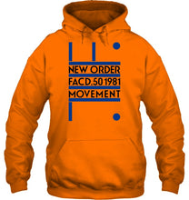Load image into Gallery viewer, New Order Facd 501981 Movement Simple Unique Custom Design Hoodie
