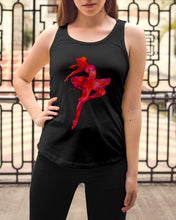 Load image into Gallery viewer, Colorful Red Pink Ballet Girl Gift For Ballet Dancer Ladies Flowy Tank
