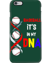 Load image into Gallery viewer, Baseball Be My DNA Gift For Sport Lovers Phone case
