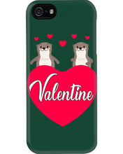 Load image into Gallery viewer, Couple Otter Valentine's Day Gift For Otter Lovers Phone case
