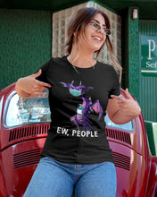 Load image into Gallery viewer, Grumpy Dragon Ew People Special Custom Design Ladies Tee
