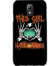 Load image into Gallery viewer, This Girl Loves Halloween Gift For Girls Phone case
