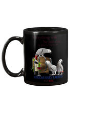 Load image into Gallery viewer, Everything Will Be Just Fine African Grey Parrot And Wine Gift For Bird Lovers Mug
