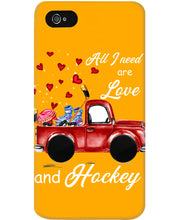 Load image into Gallery viewer, All I Need Are Love And Hockey Gift For Hockey Players Phone case
