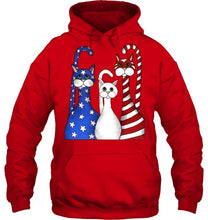 Load image into Gallery viewer, Cat Happy America  Independence's Day Special Custom Design Hoodie
