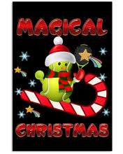 Load image into Gallery viewer, Tennis Players Magical Christmas Snowman Gift For Women Vertical Poster
