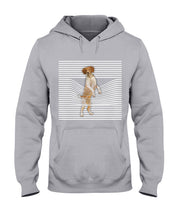 Load image into Gallery viewer, Brittany Spaniel Climb Curtain Gift For Dog Lovers Hoodie
