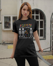 Load image into Gallery viewer, Autism It's A Different Ability Gift For Autism People Guys Tee
