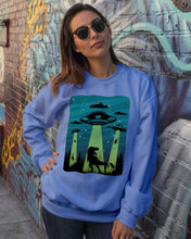 Load image into Gallery viewer, UFA Dinosaur T Rex Sky Full Of Stars Sweatshirt
