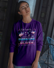 Load image into Gallery viewer, I'm Lonely I Miss My Husband Butterfly Gift For Lover Unisex Long Sleeve
