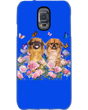 Load image into Gallery viewer, Pekingese With Peonies Gift For Dog Lovers Phone case
