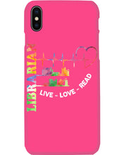 Load image into Gallery viewer, Librarian Live Love Read Special Custom Design Phone case
