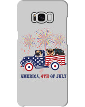 Load image into Gallery viewer, America 4th Of July Truck Pug Gift For Dog Lovers Phone case
