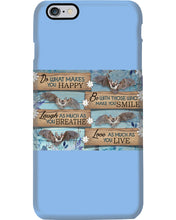 Load image into Gallery viewer, Do What Makes You Happy With Bats Gift For Girls Phone case
