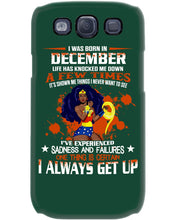 Load image into Gallery viewer, December Superwoman  Life Has Knocked Me Down Birthday Meaningful Gift Phone case
