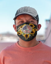 Load image into Gallery viewer, Peace Sign Sunflower Birthday Gift For Girls Cloth Face Mask
