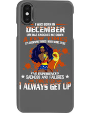 Load image into Gallery viewer, December Superwoman  Life Has Knocked Me Down Birthday Meaningful Gift Phone case
