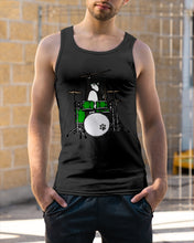 Load image into Gallery viewer, Funny Cat Playing Drums Great Gift For Cat Lovers Unisex Tank Top
